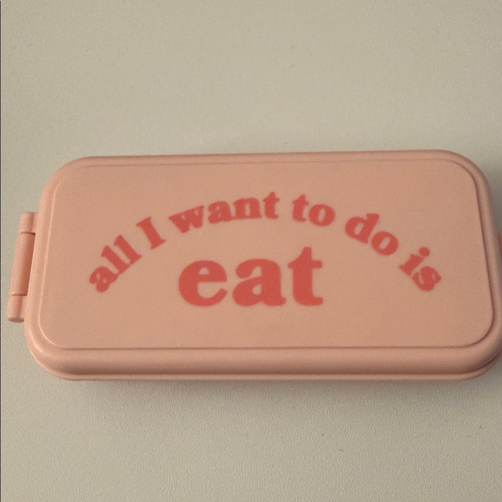 All I want to do is eat travel storable silverware pink washable reusable